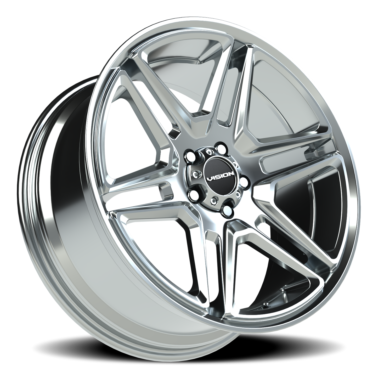 Vision Wedge 20X9 Chrome Wheel