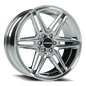 Vision Wedge 22X9.5 Chrome Wheel