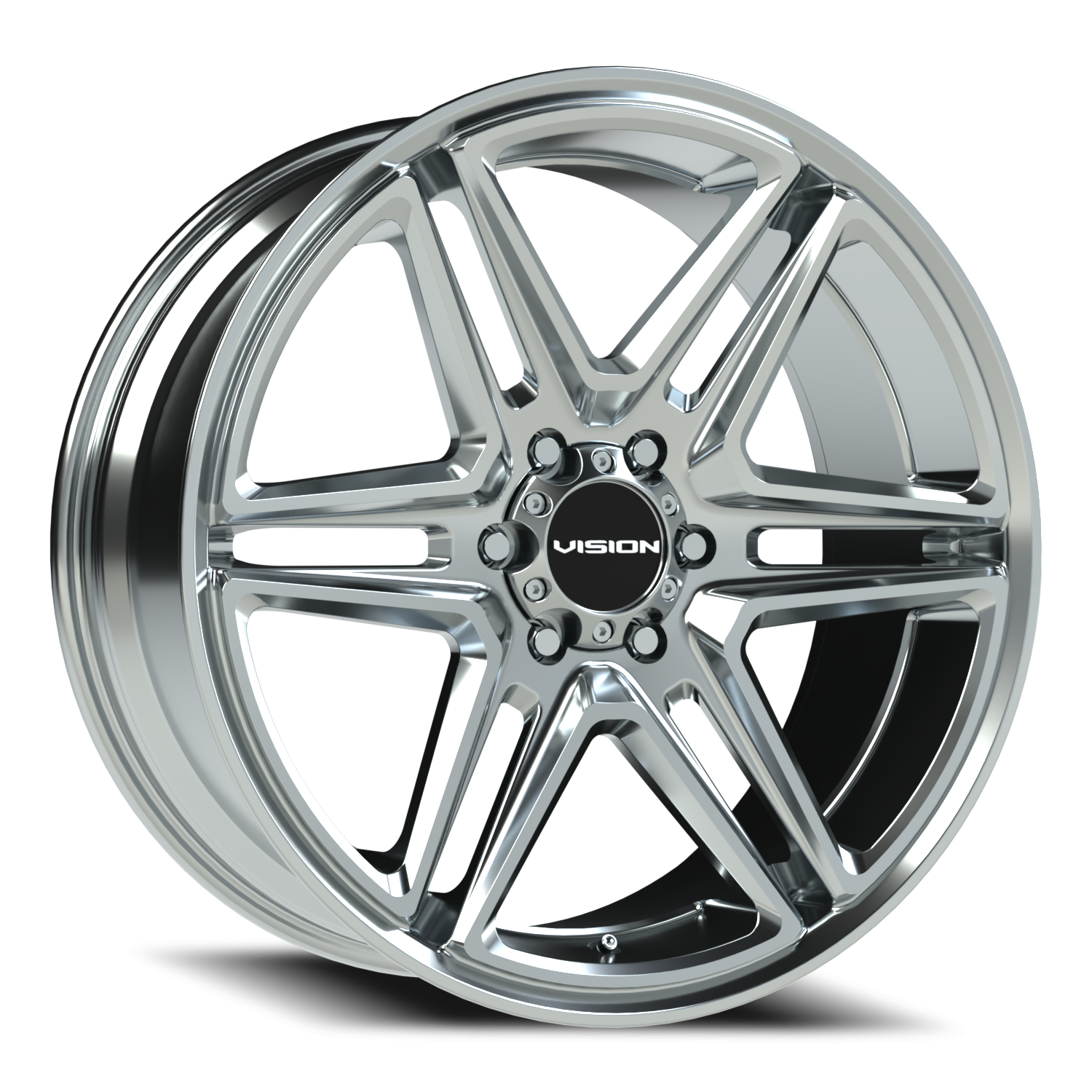 Vision Wedge 22X9.5 Chrome Wheel