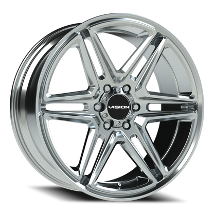 Vision Wedge 22X9.5 Chrome Wheel