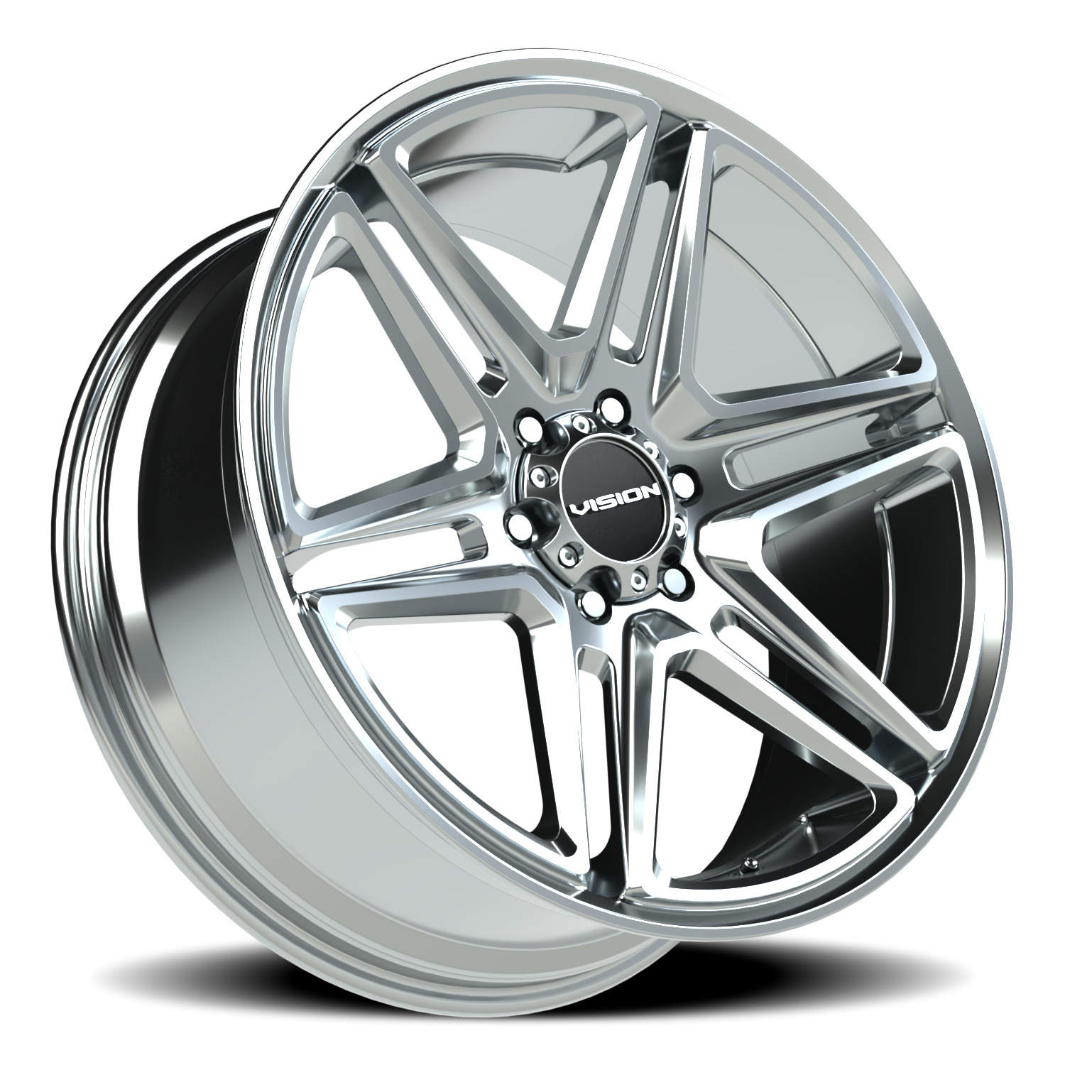 Vision Wedge 22X9.5 Chrome Wheel