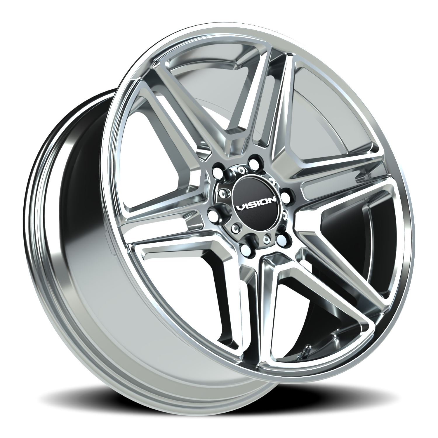 Vision Wedge 20X9 Chrome Wheel