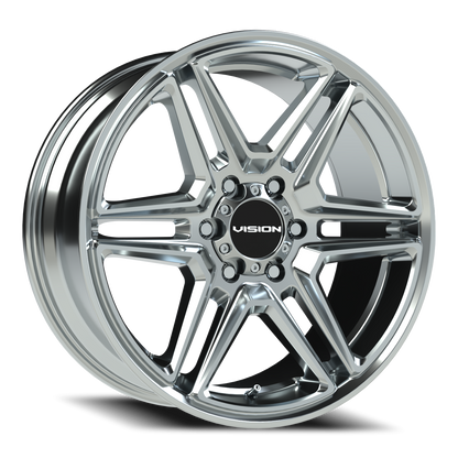 Vision Wedge 20X9 Chrome Wheel