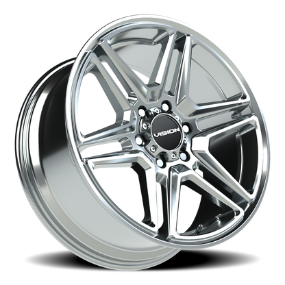 Vision Wedge 20X9 Chrome Wheel