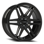 Vision Wedge 22X9.5 Gloss Black Wheel