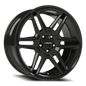 Vision Wedge 20X9 Gloss Black Wheel