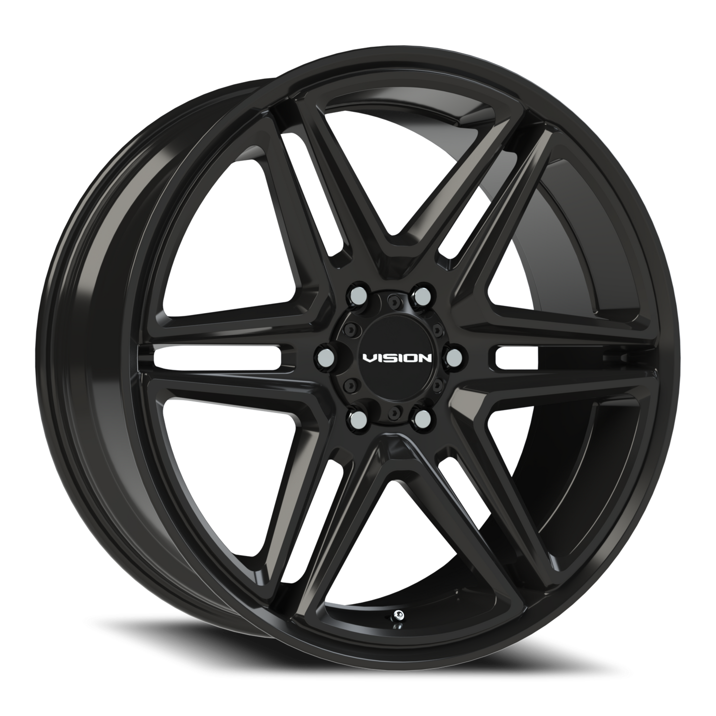 Vision Wedge 22X9.5 Gloss Black Wheel