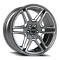 Vision Wedge 20X9 Gunmetal Machined Face Wheel