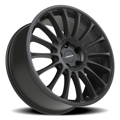 Vision Monaco 20X8.5 Satin Black Wheel