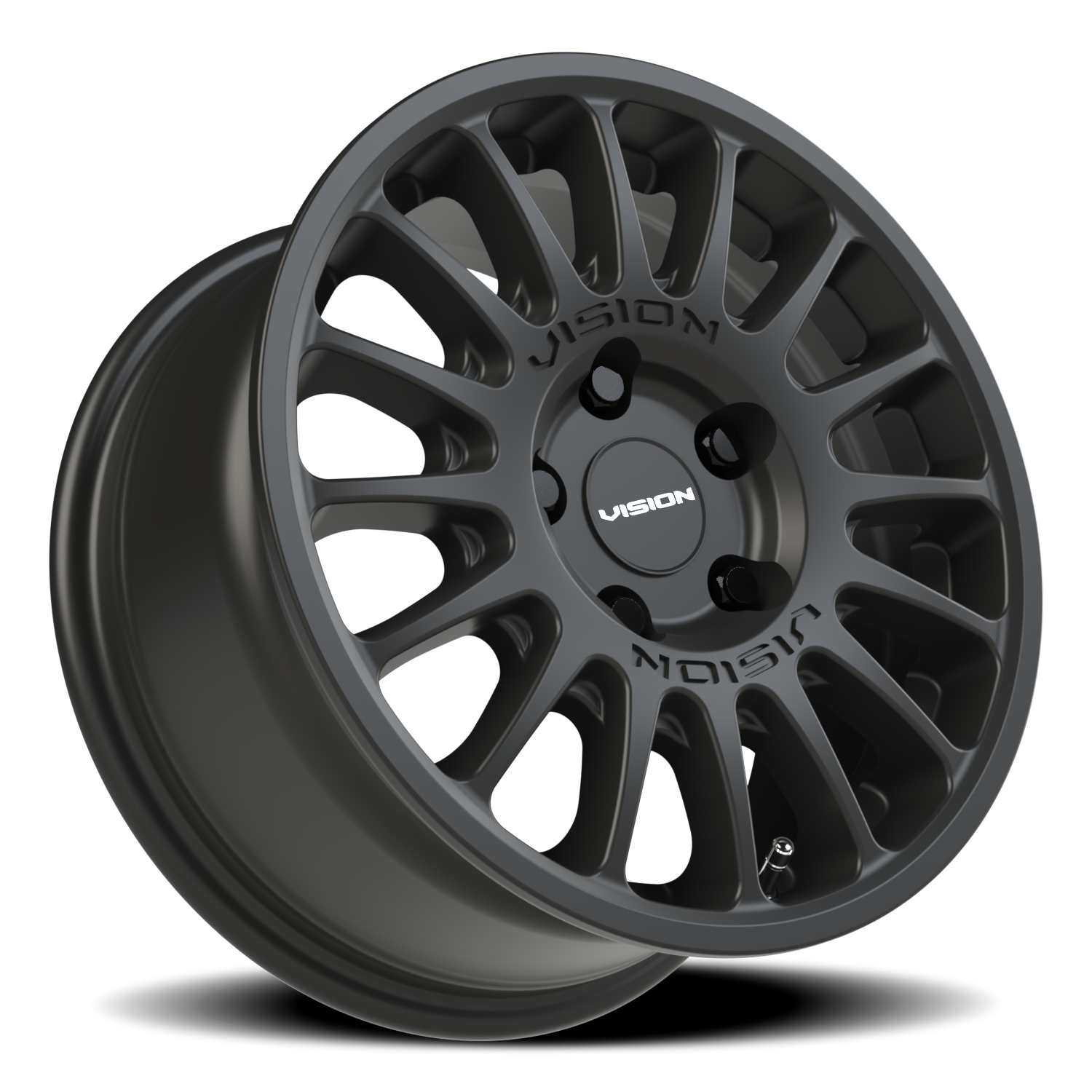Vision Monaco 15X7 Satin Black Wheel