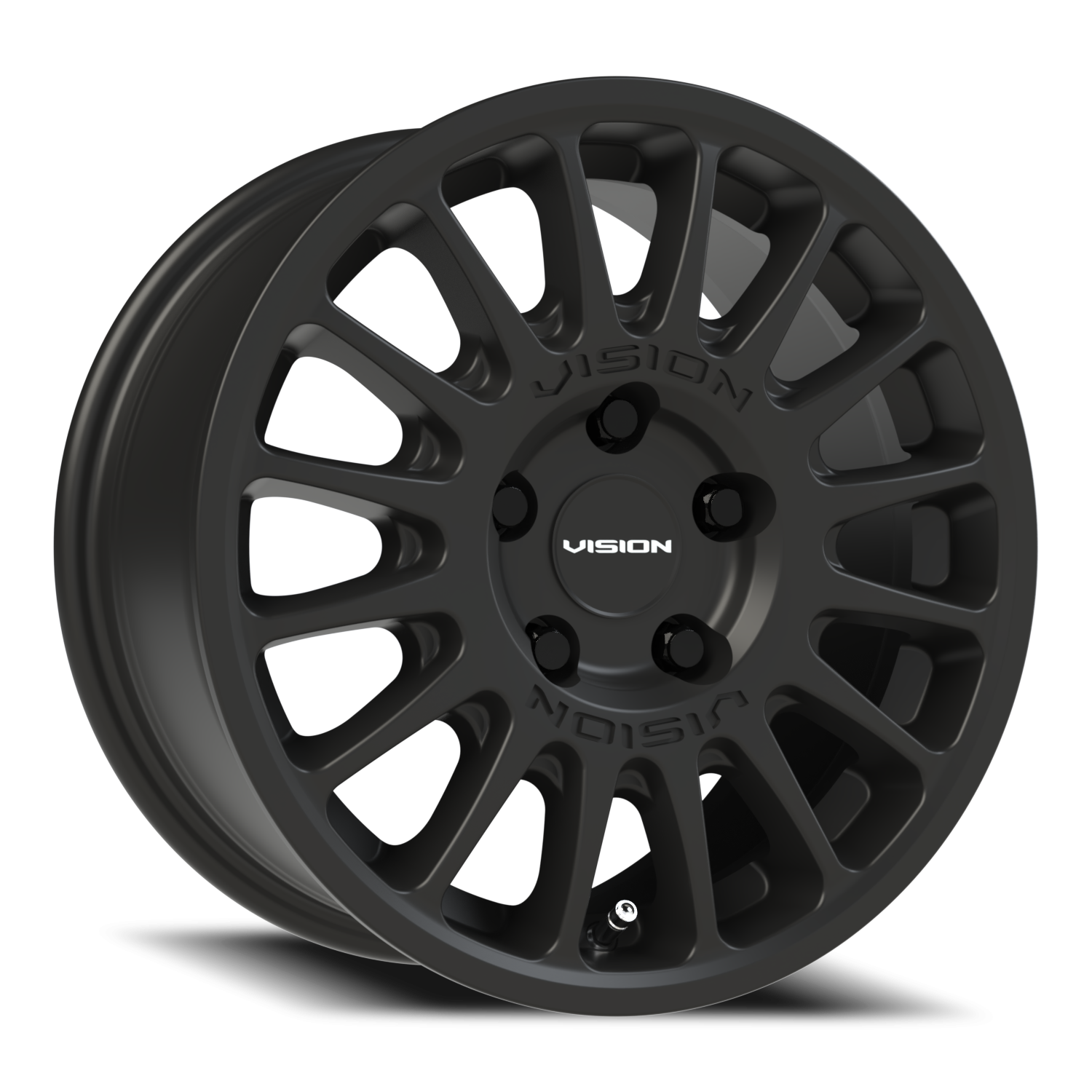 Vision Monaco 15X7 Satin Black Wheel