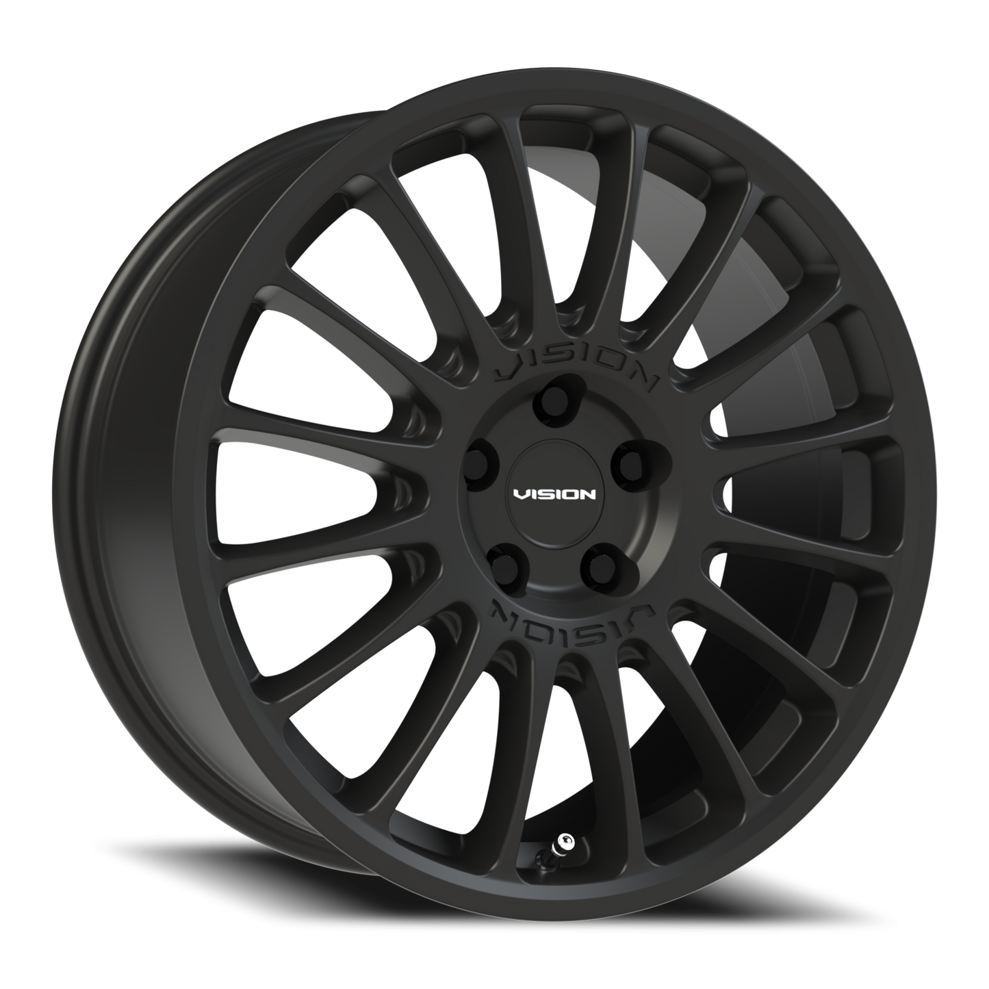 Vision Monaco 17X8 Satin Black Wheel
