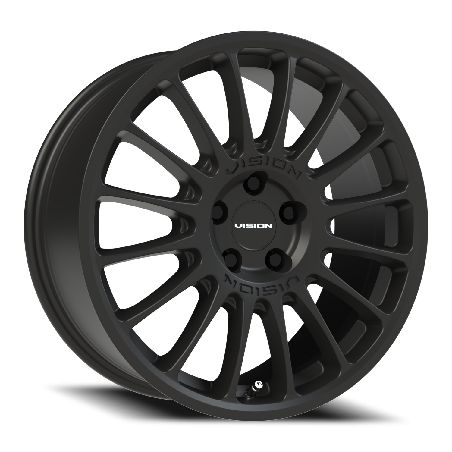 Vision Monaco 17X8 Satin Black Wheel