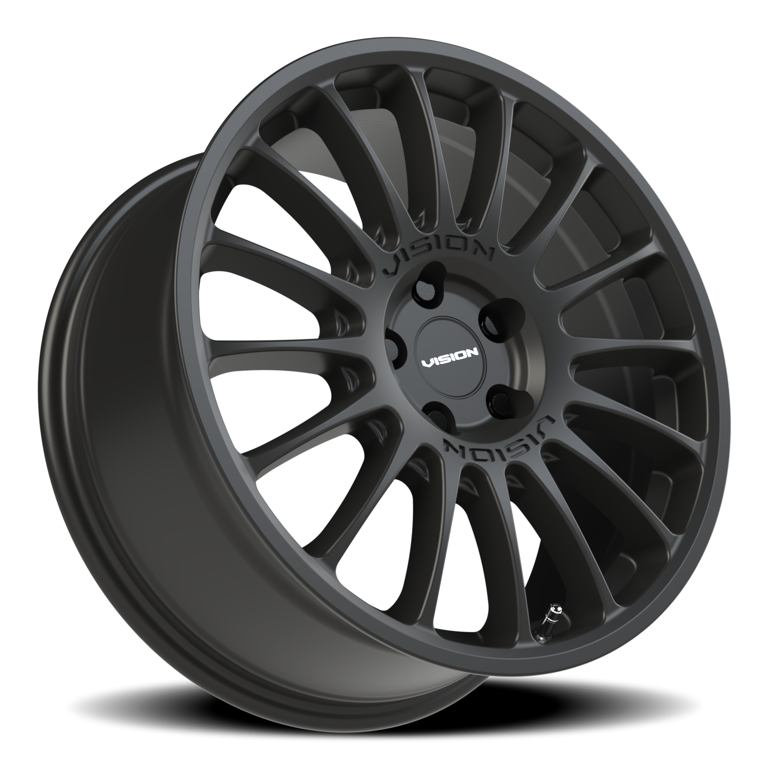 Vision Monaco 17X8 Satin Black Wheel