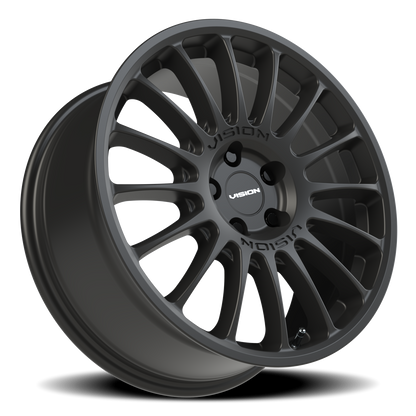 Vision Monaco 18X8 Satin Black Wheel