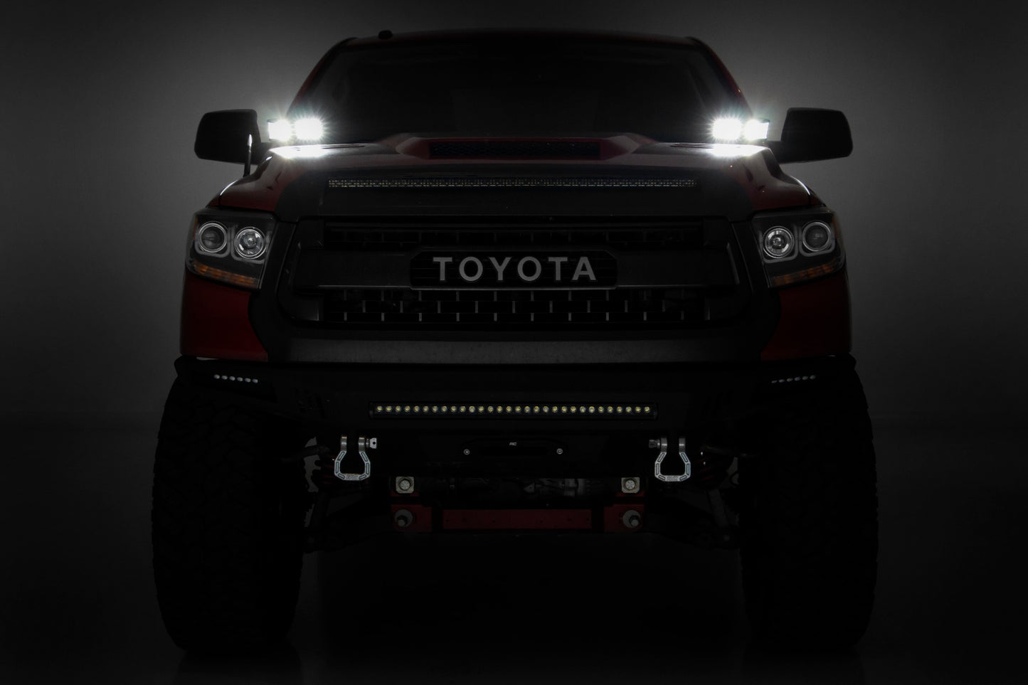 LED Light Kit | Ditch Mount | 3" OSRAM | Wide | Toyota Tundra 2WD/4WD (14-21)