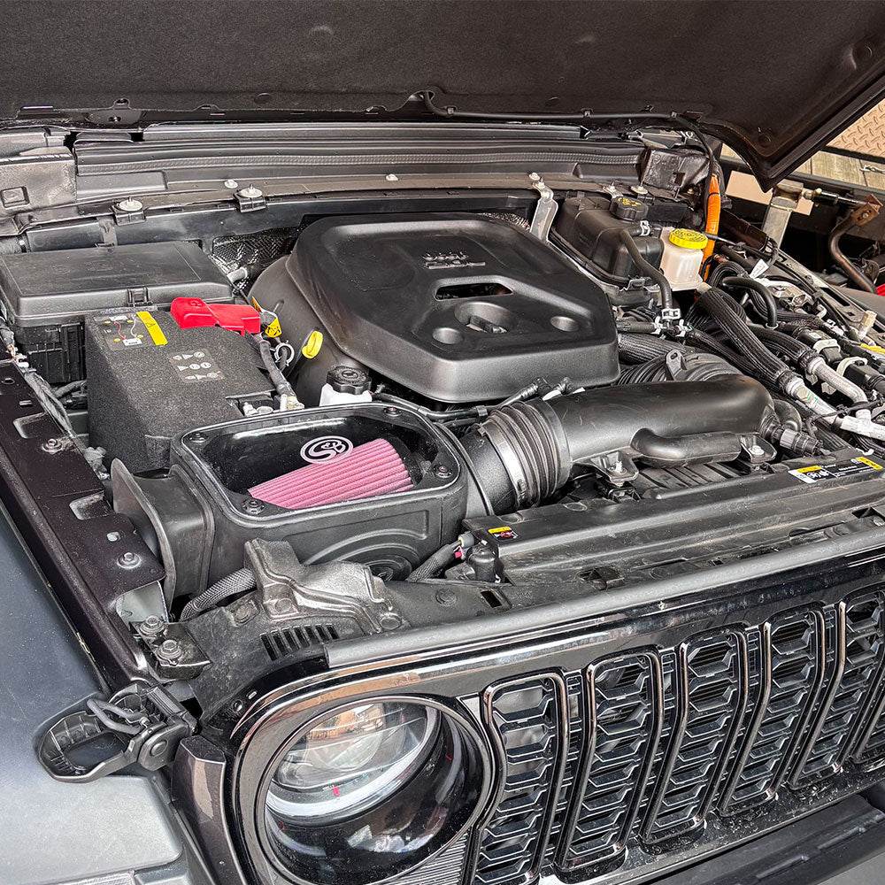 Cold Air Intake for 2024-2025 Jeep Wrangler 2.0L Turbo & 4XE Hybrid