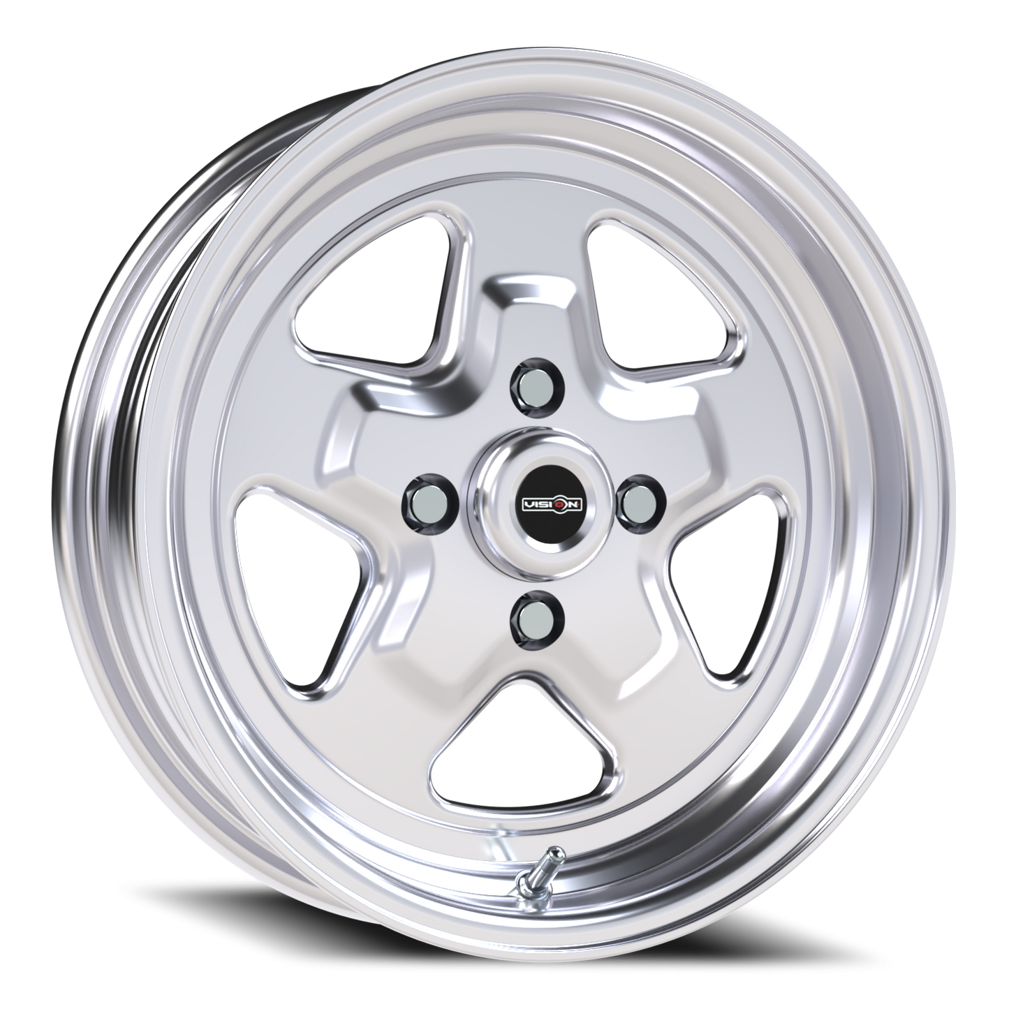 Vision Nitro 15X4 Polished Wheel