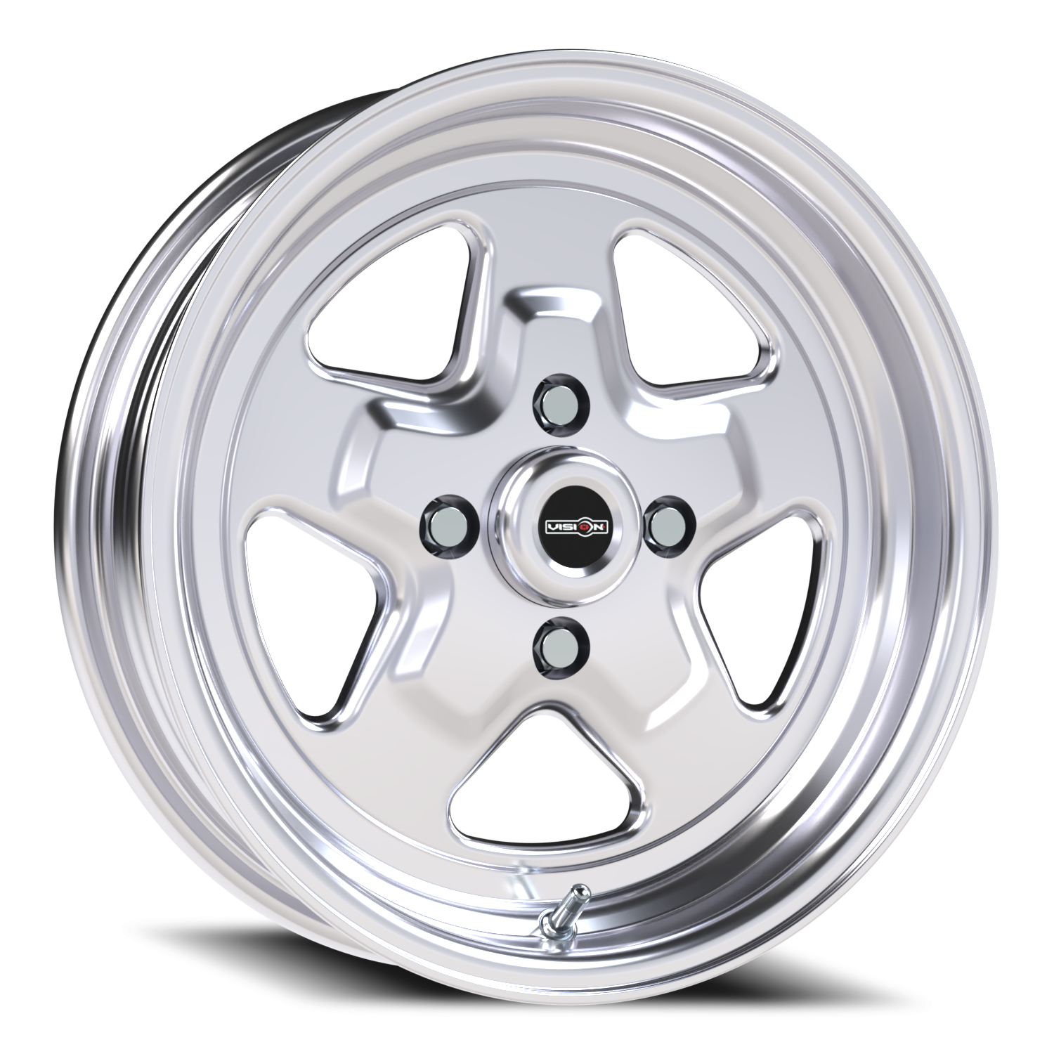 Vision Nitro 15X4 Polished Wheel
