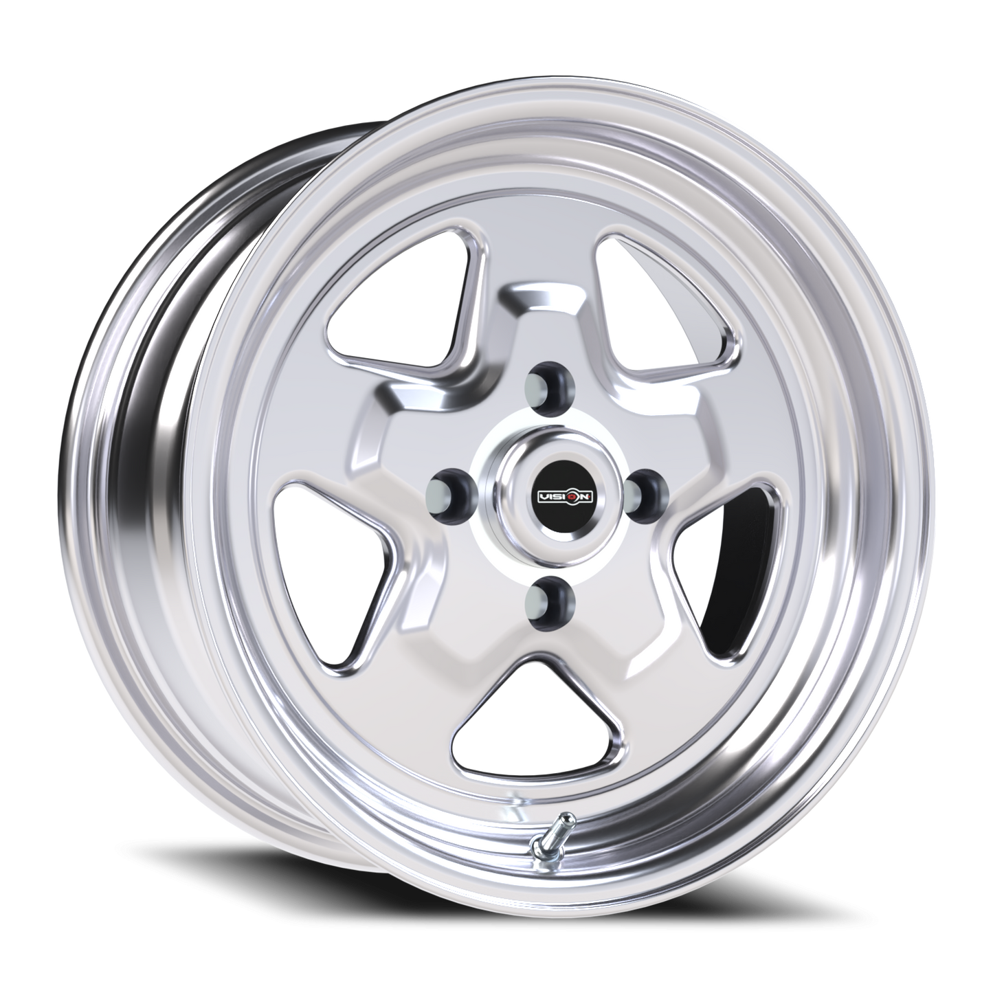 Vision Nitro 15X7 Polished Wheel
