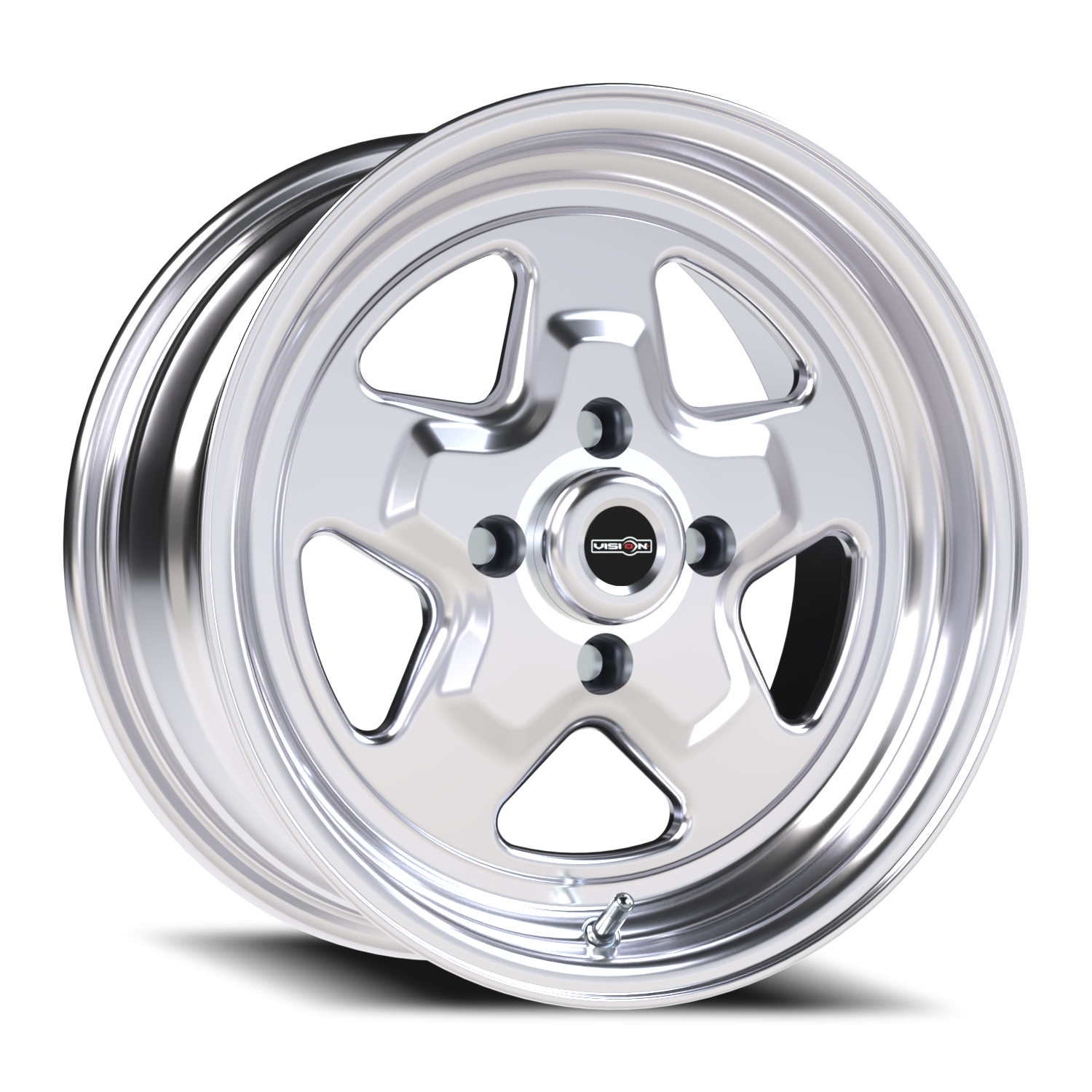 Vision Nitro 15X7 Polished Wheel