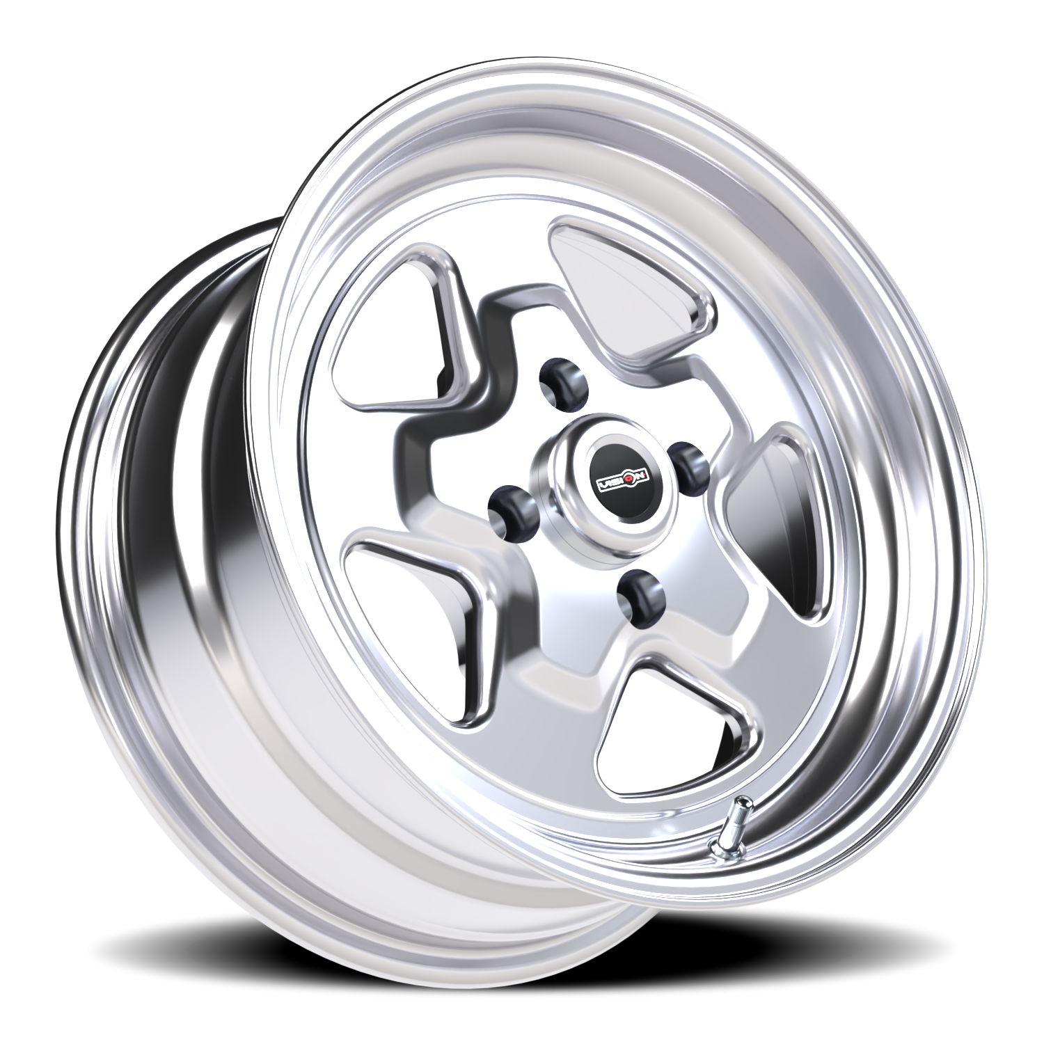 Vision Nitro 15X7 Polished Wheel