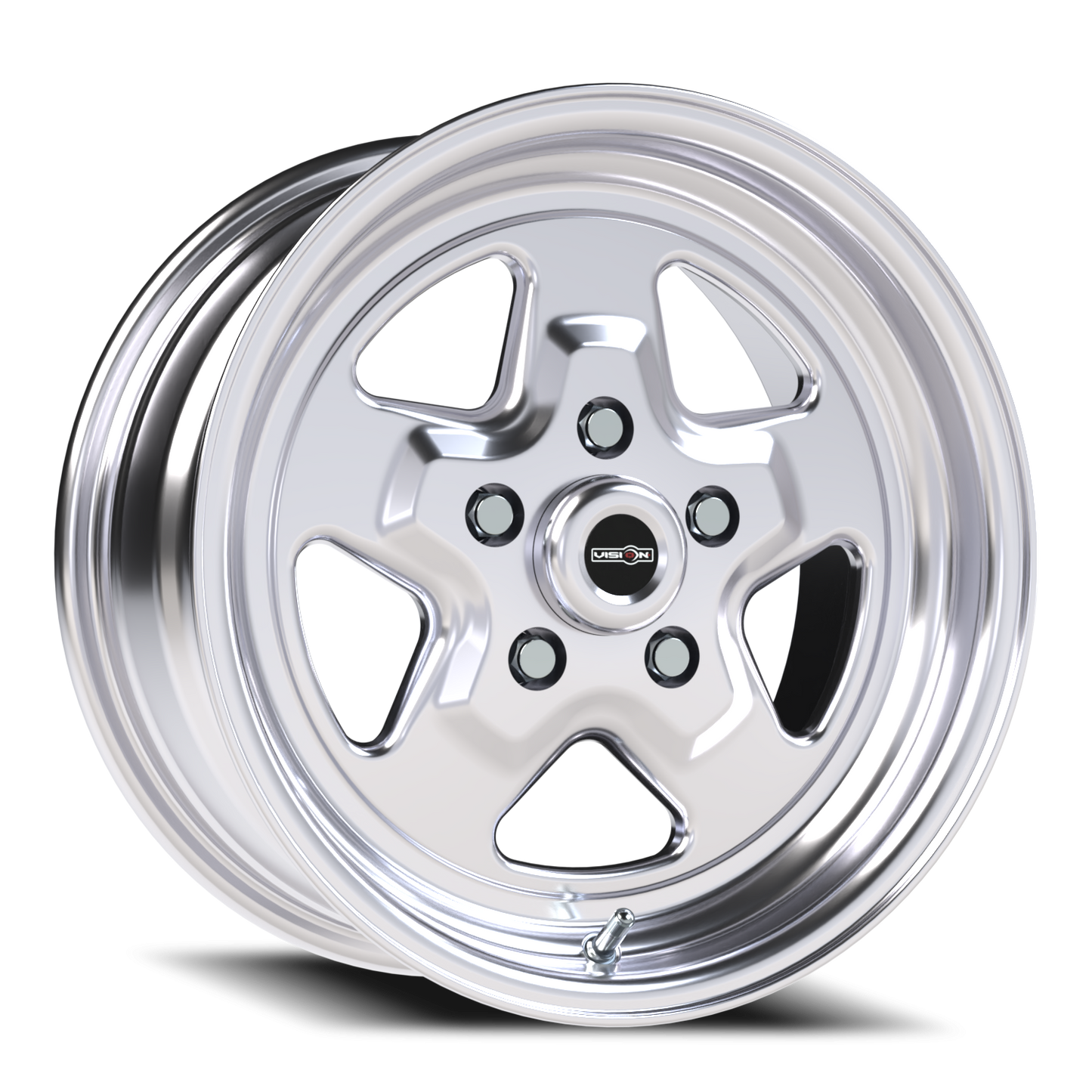 Vision Nitro 15X7 Polished Wheel