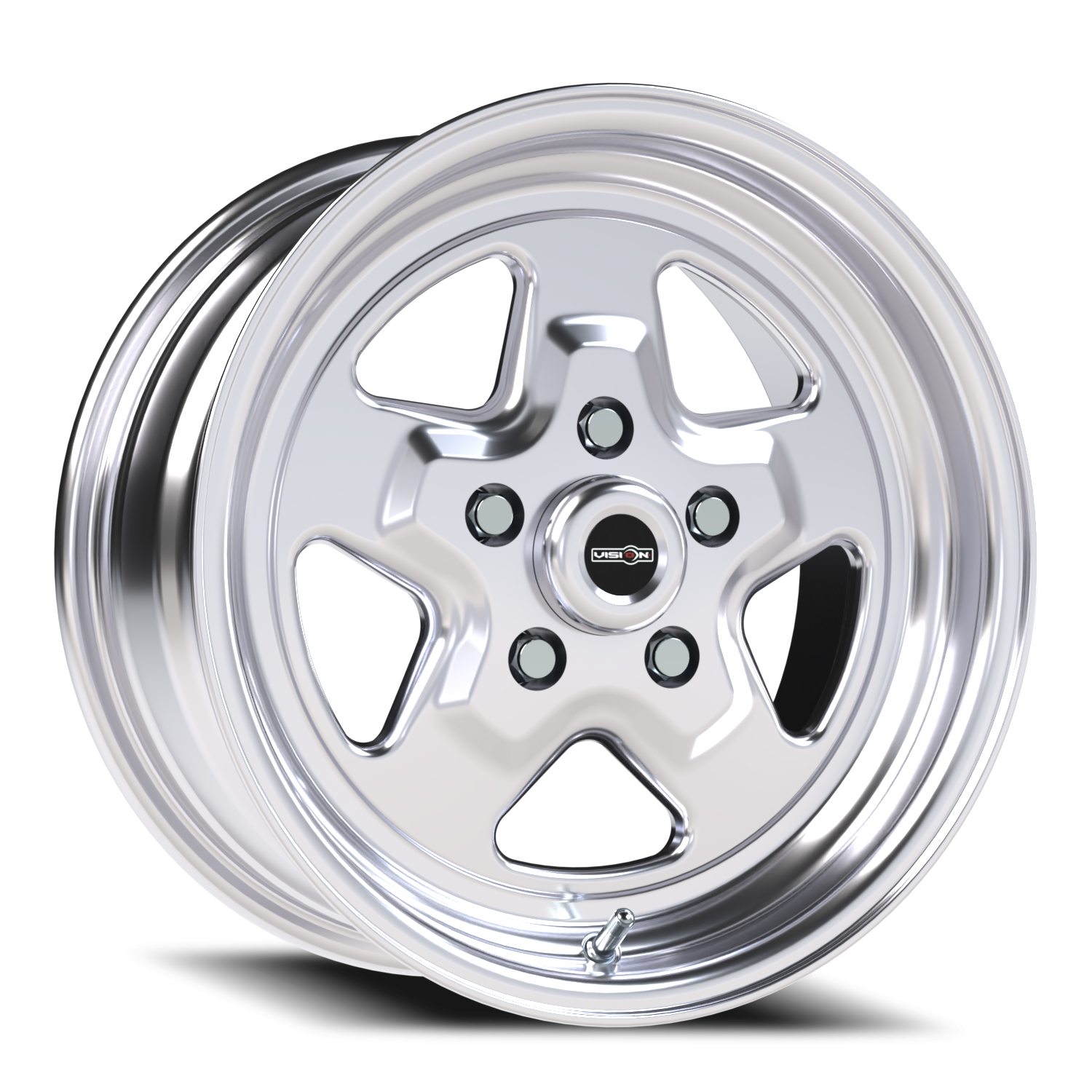 Vision Nitro 15X7 Polished Wheel