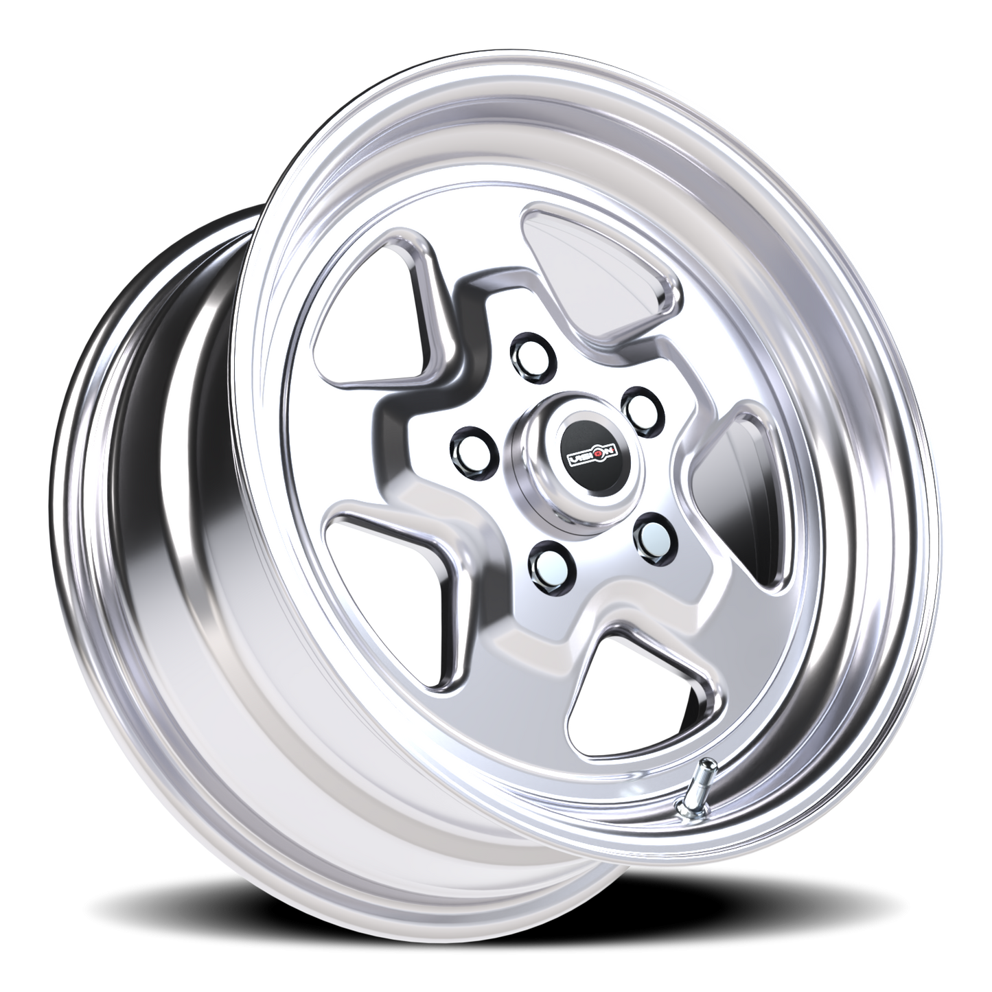 Vision Nitro 15X7 Polished Wheel