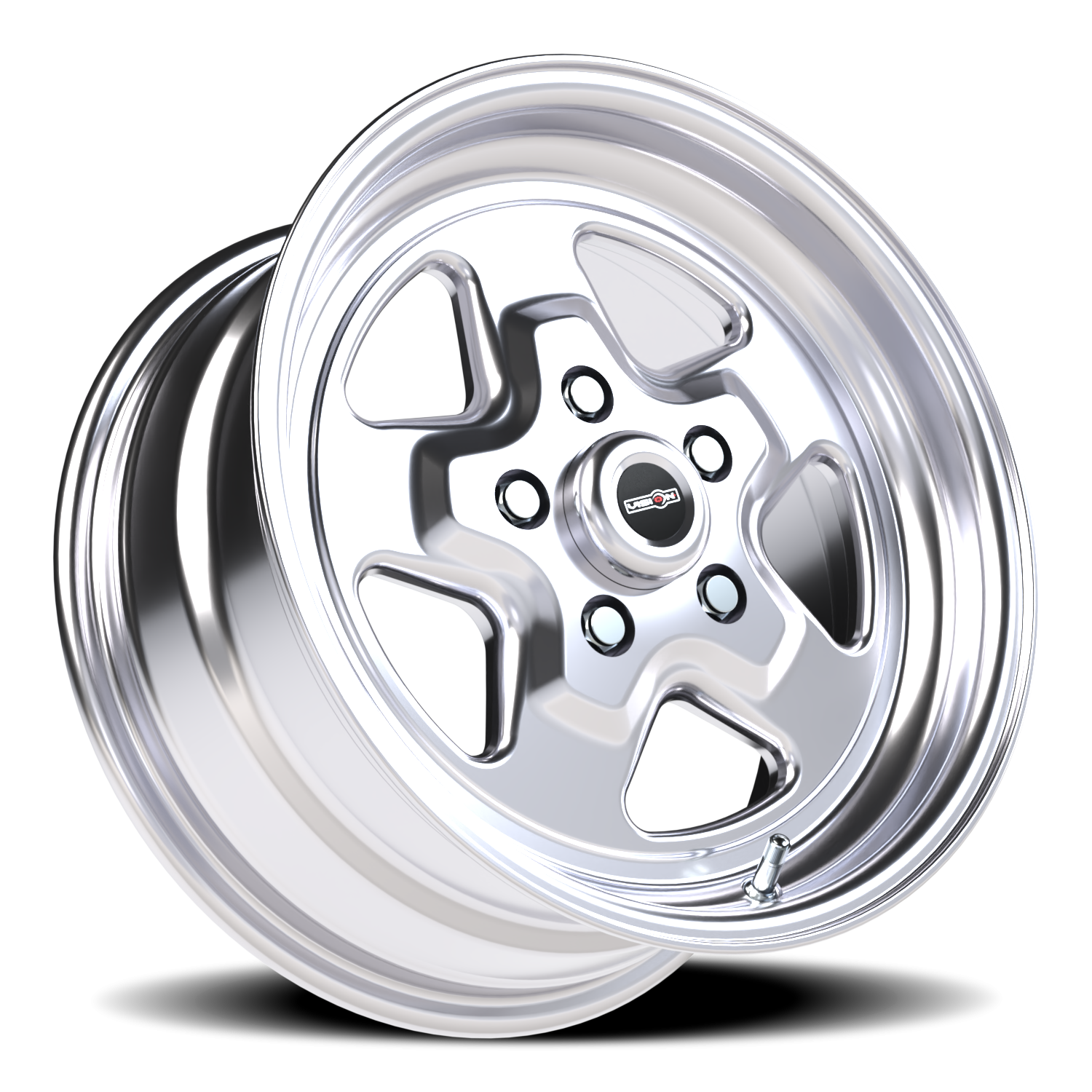 Vision Nitro 15X7 Polished Wheel