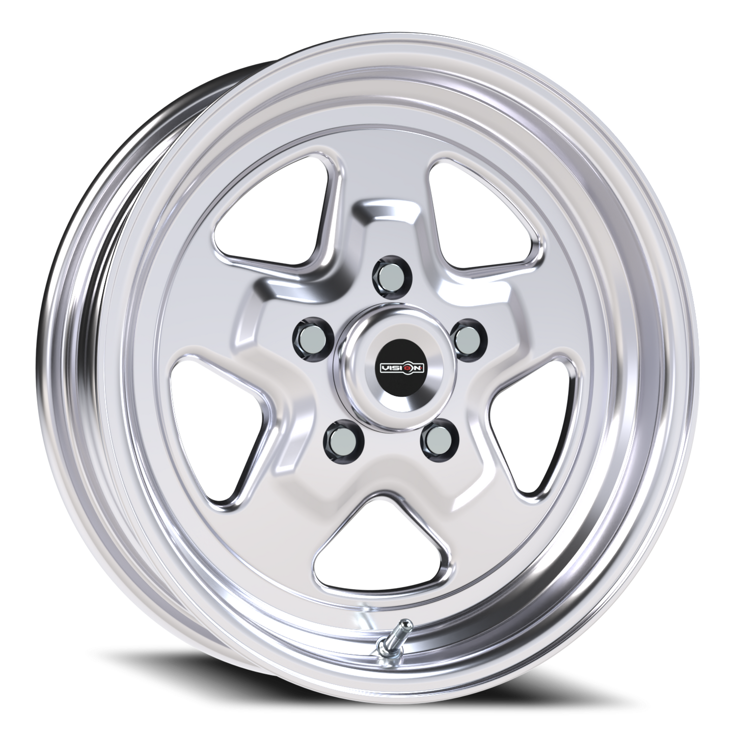 Vision Nitro 15X4 Polished Wheel