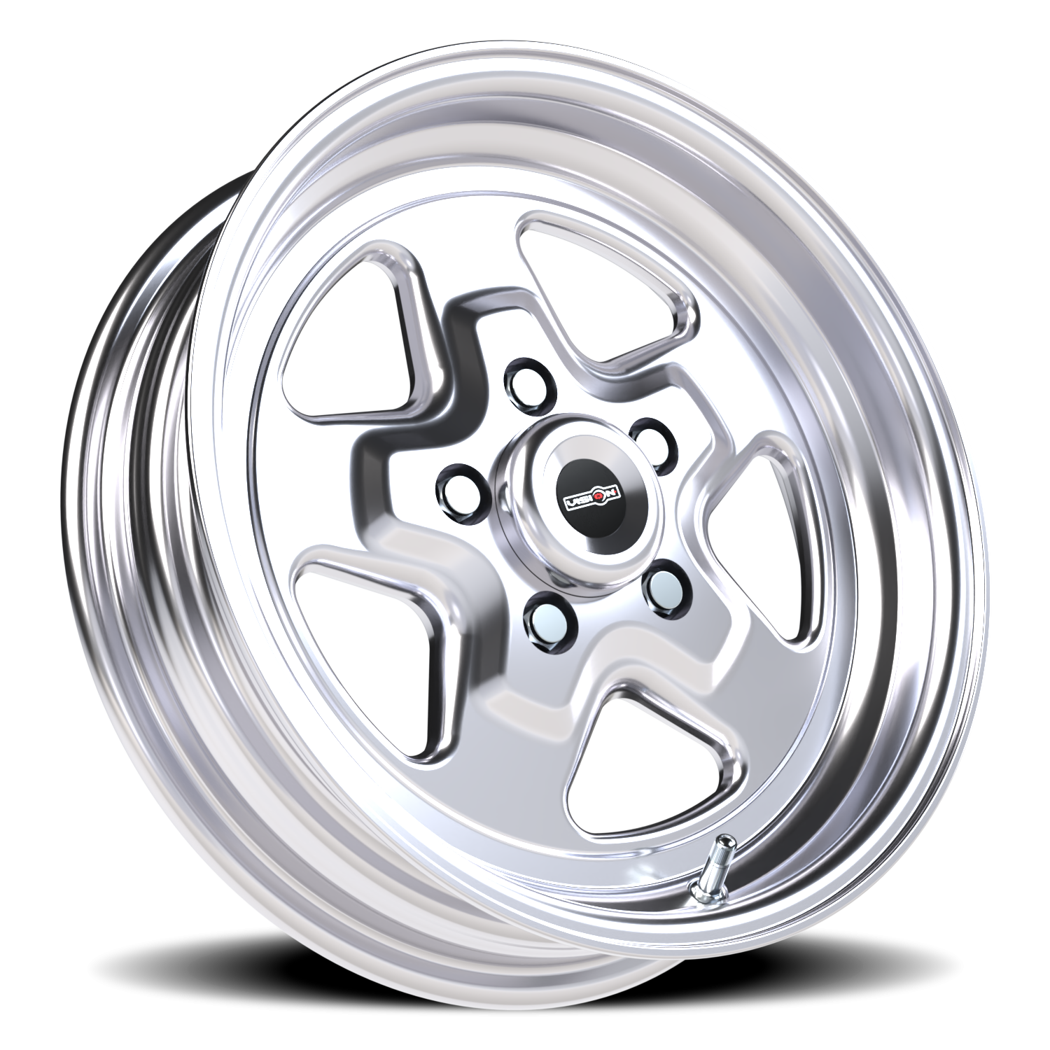 Vision Nitro 15X4 Polished Wheel