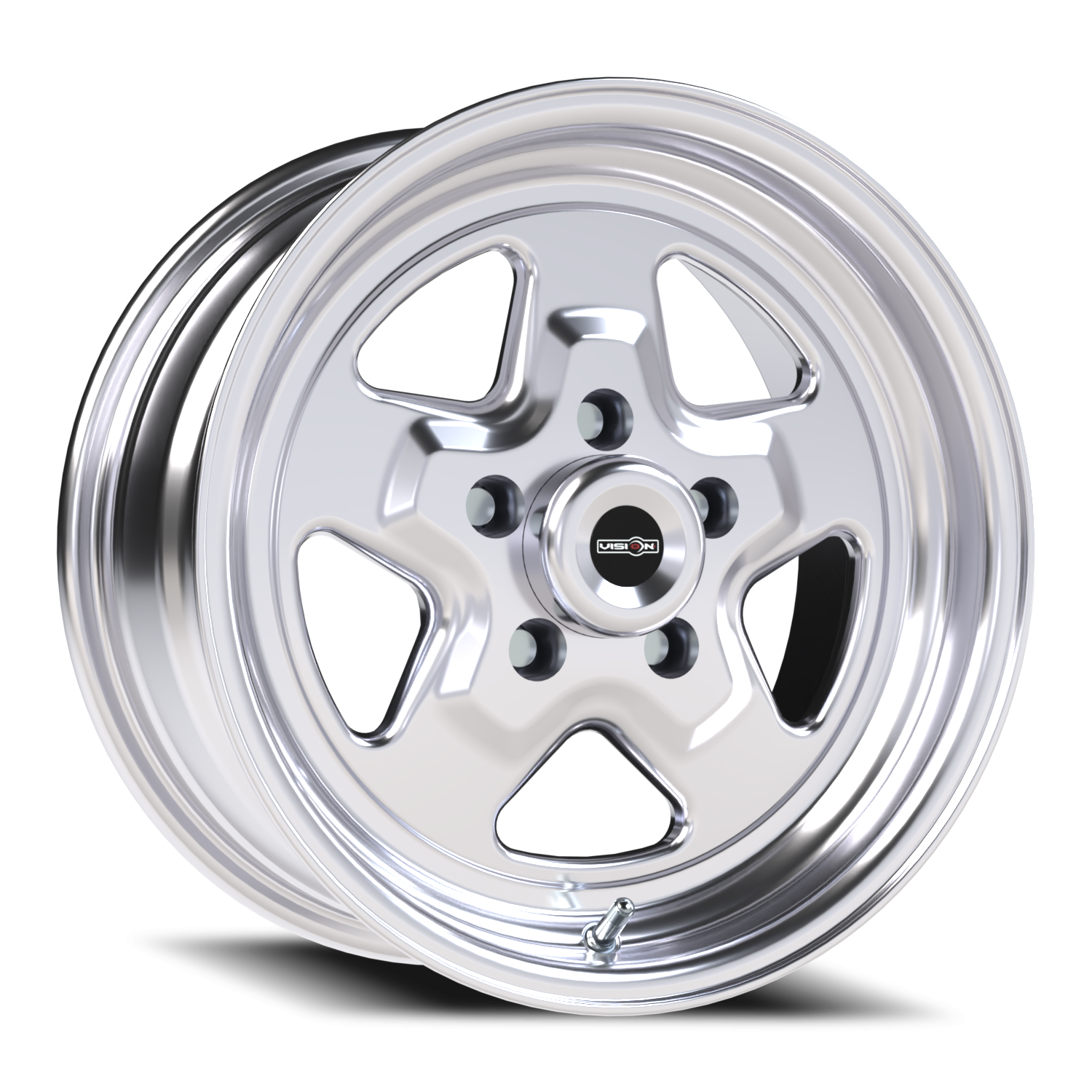 Vision Nitro 15X7 Polished Wheel