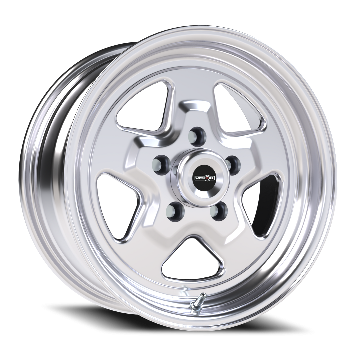 Vision Nitro 15X7 Polished Wheel