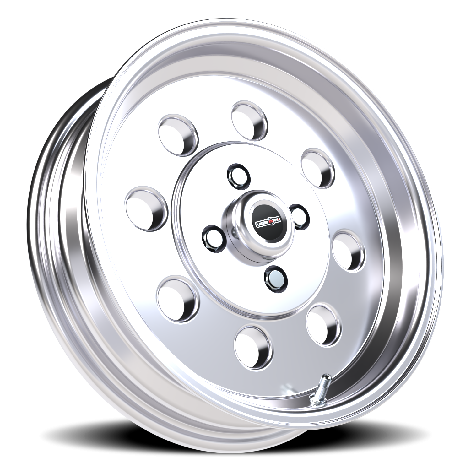 Vision Lit 15X4 Polished Wheel