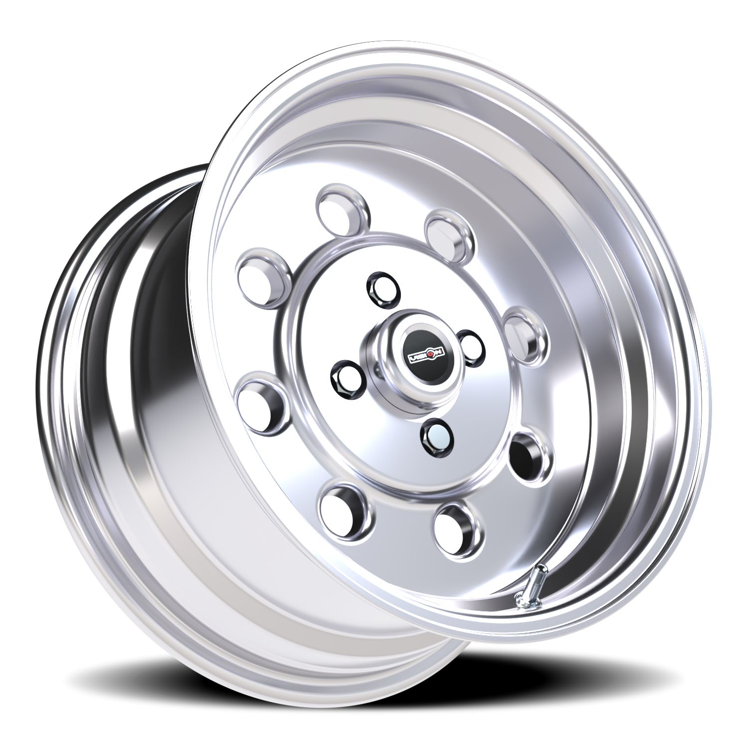 Vision Lit 15X8 Polished Wheel