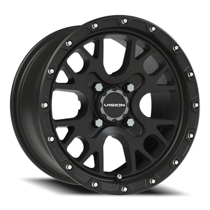 Vision Rocker 14X7 Satin Black Wheel