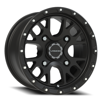 Vision Rocker 14X7 Satin Black Wheel