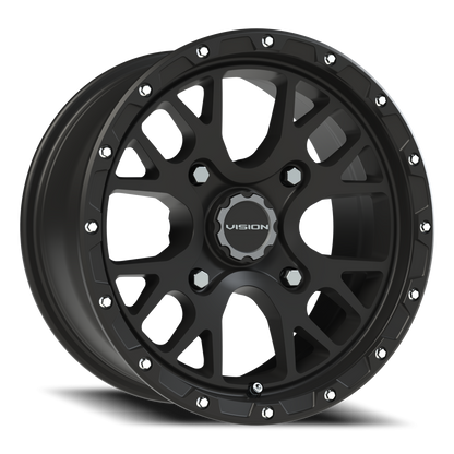Vision Rocker 15X7 Satin Black Wheel