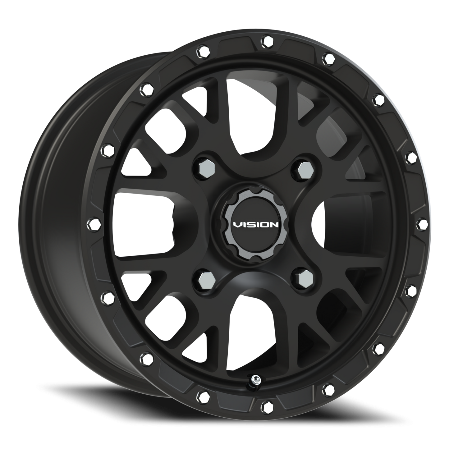 Vision Rocker 14X7 Satin Black Wheel