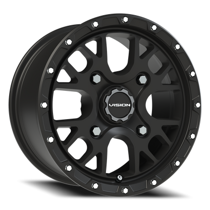 Vision Rocker 14X7 Satin Black Wheel