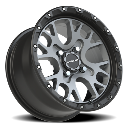 Vision Rocker 14X7 Satin Grey Wheel