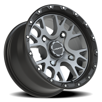 Vision Rocker 14X7 Satin Grey Wheel