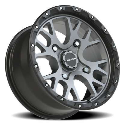 Vision Rocker 15X7 Satin Grey Wheel