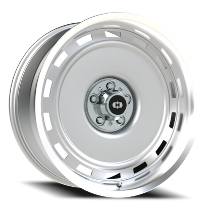 Vision CS-8X20HF 22X10 Silver Machined Lip Wheel