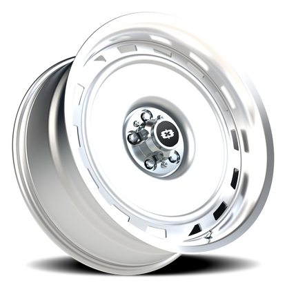 Vision CS-8X20HF 22X10 Silver Machined Lip Wheel