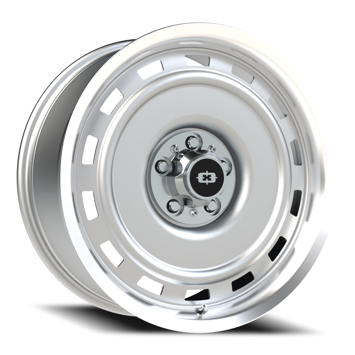 Vision CS-8X20HF 20X9 Silver Machined Lip Wheel