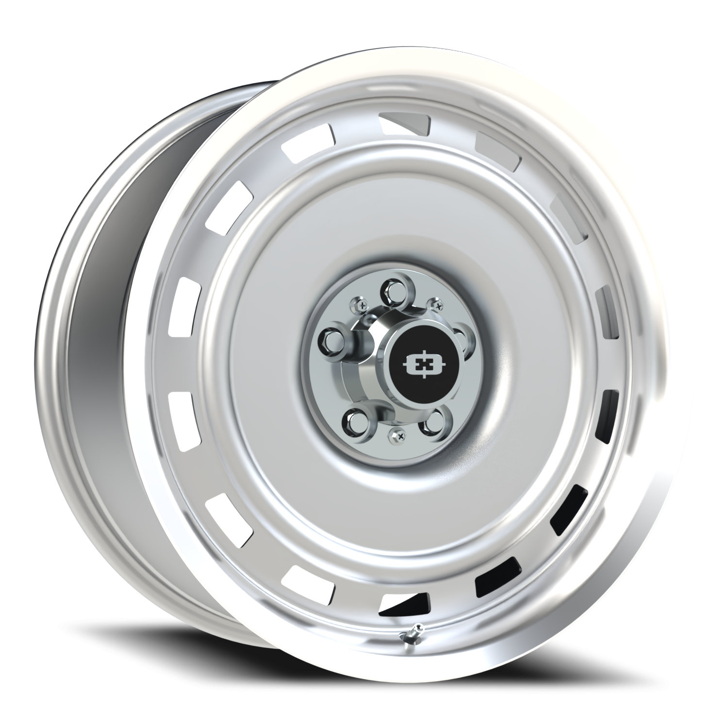 Vision CS-8X20HF 20X9 Silver Machined Lip Wheel