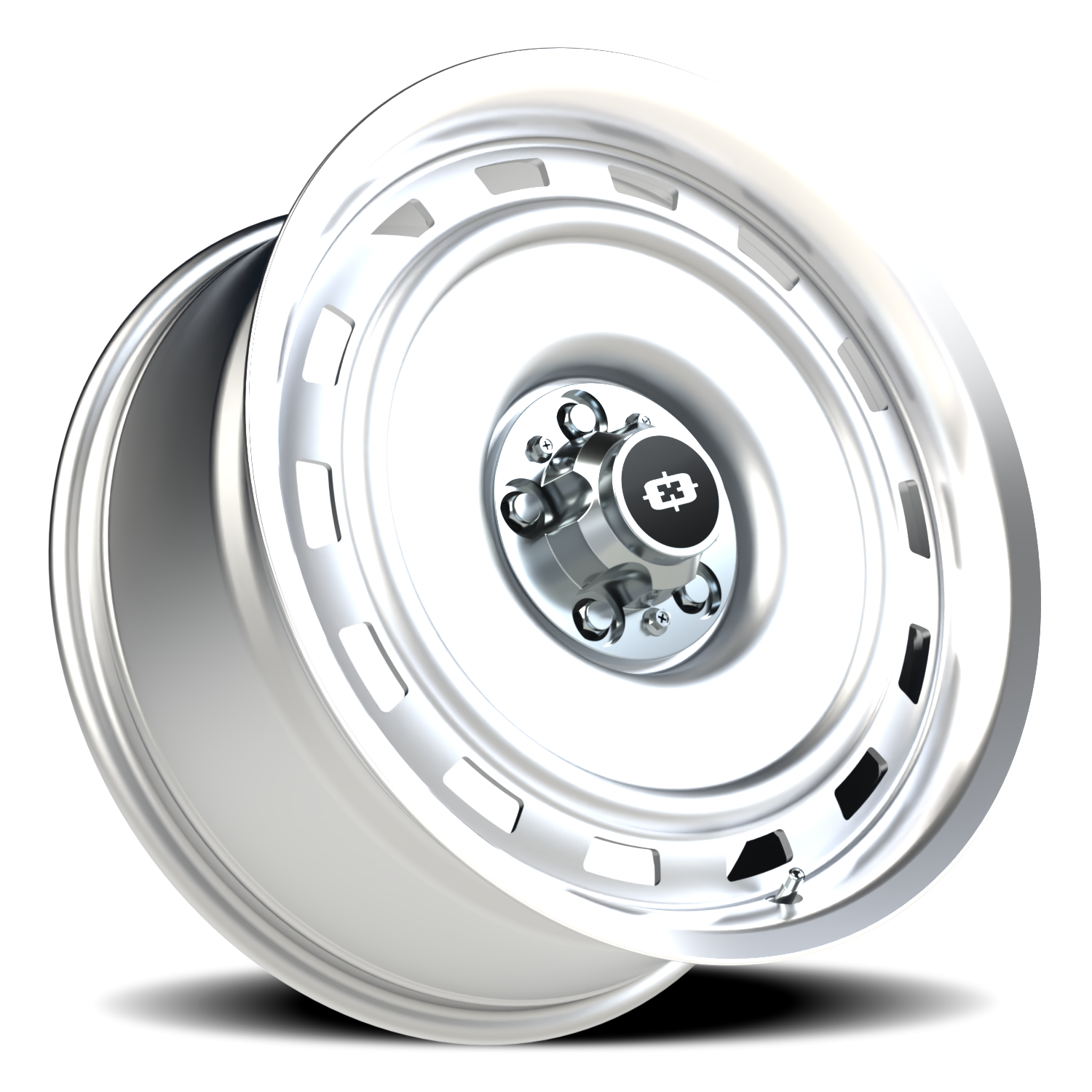 Vision CS-8X20HF 20X9 Silver Machined Lip Wheel