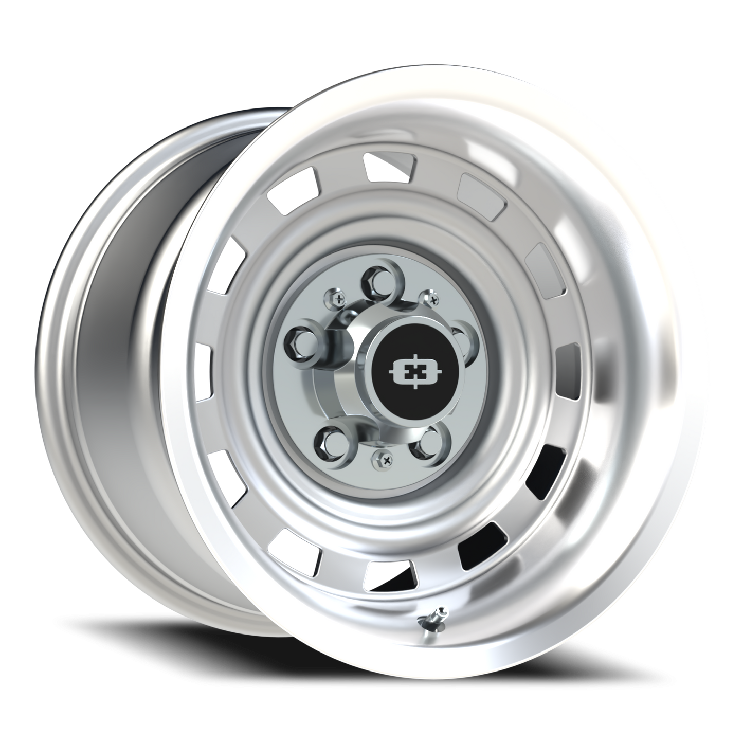 Vision CS-8X20HF 15X10 Silver Machined Lip Wheel